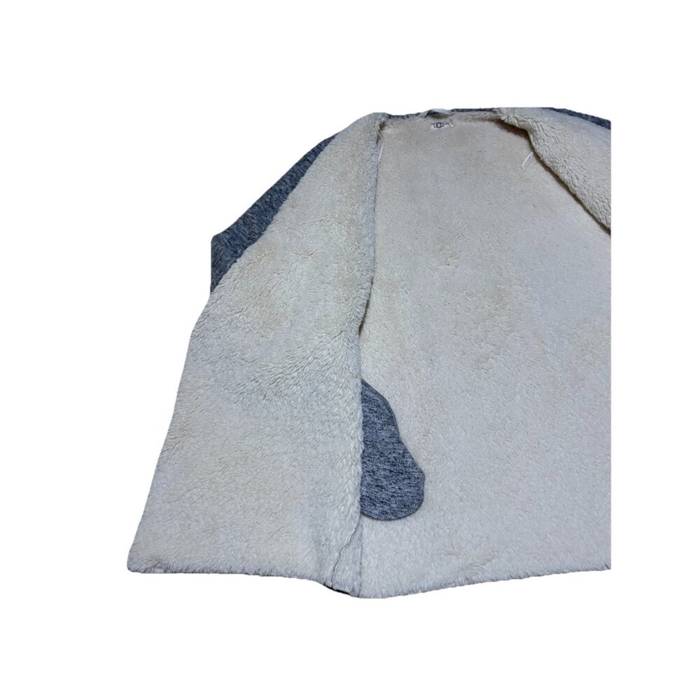 UGG Abriana Shawl Open Front Cardigan Grey Heather size Medium - Picture 8 of 14